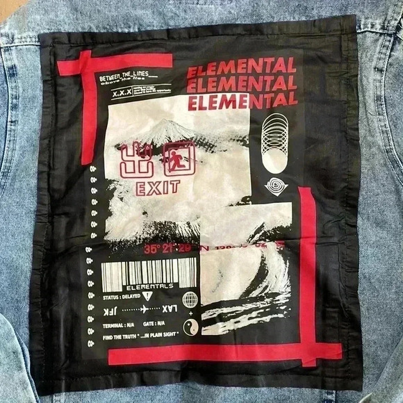 Brooklyn clothing Jean jacket NWT size Medium - Picture 8 of 10